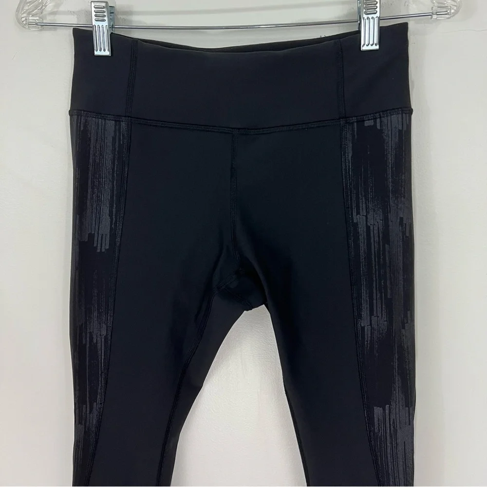 Lululemon Tight Stuff Tight in Scratch Match Black Multi Size 6